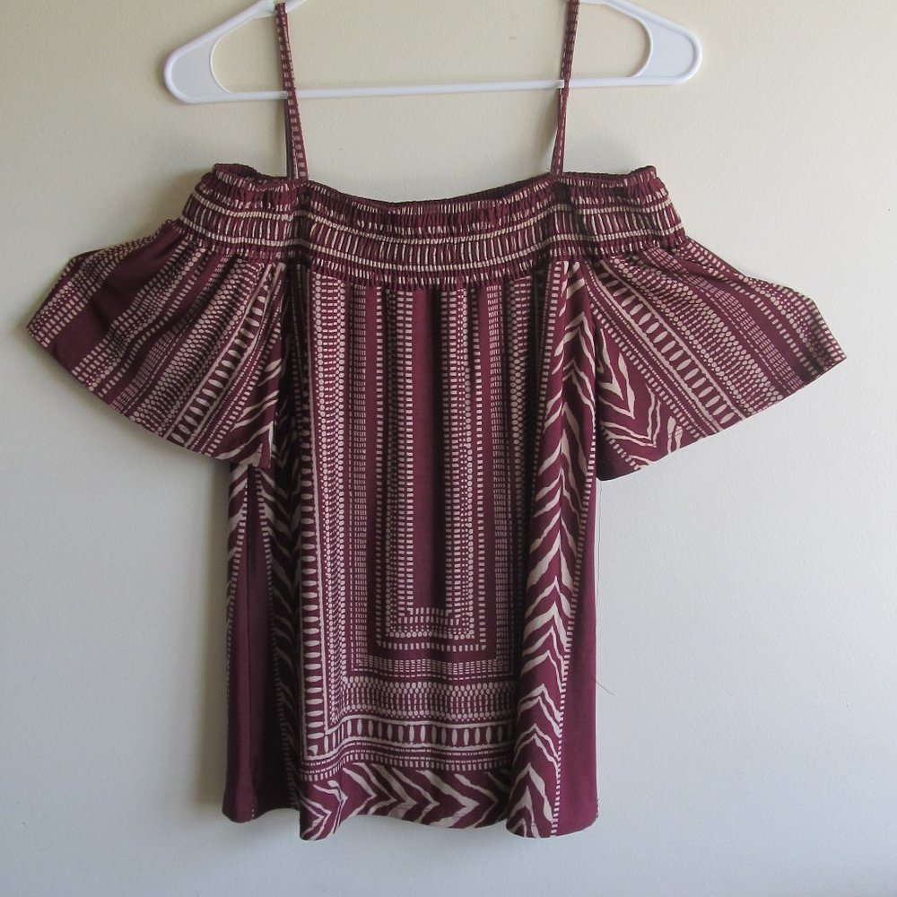 Burgundy Short Sleeve Shirt